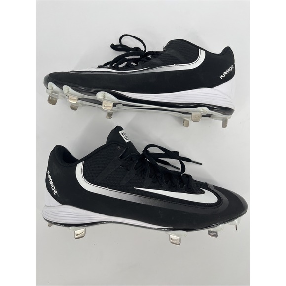 Nike Huarache 2K Filth Pro Low Baseball Cleats Men\'s 10 Black White 807126 010 main image 9
